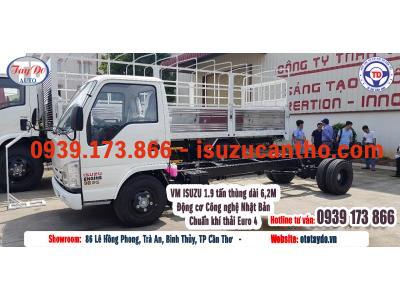 Xe tải VM Isuzu NK 490 1.9 tấn Thùng 6.2 Euro 4